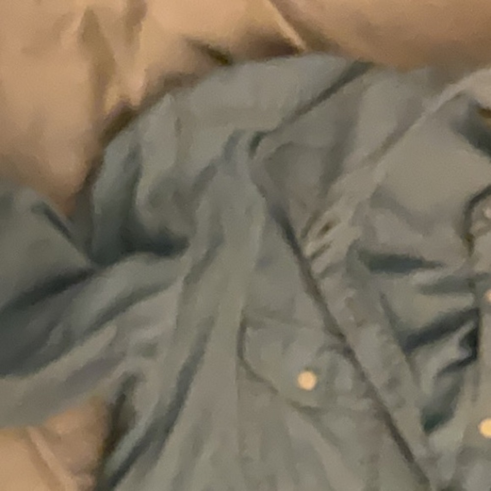 Liz Claiborne light denim button shirt XL